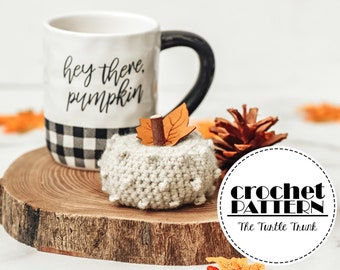Picot Pumpkin Crochet Pattern - Crochet Pumpkin Pattern - pdf digital download