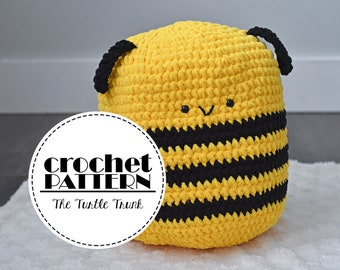 Cuddle Bee Crochet Pattern - Crochet Bee Plushie - PDF Digital Download