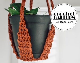 Easy Plant Hanger Crochet Pattern - Easy Crochet Plant Hanger Pattern - PDF Digital Download