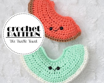 Crochet Melon Pattern - Cantaloupe and Honeydew Amigurumi - PDF Digital Download