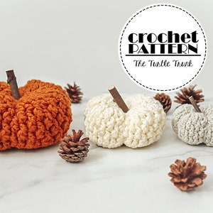 Country Cottage Pumpkin Crochet Pattern - Crochet Pumpkin Pattern - PDF Digital Download