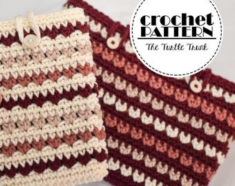 Crochet Book and E-Reader Sleeve Pattern - Be Mine Book Sleeve - PDF Digital Download