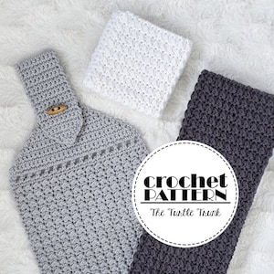 Farmhouse Dish Set Crochet Pattern Crochet Dish / Wash Cloth, Dish Towel, and Hanging Towel Pattern PDF Digital Download image 5