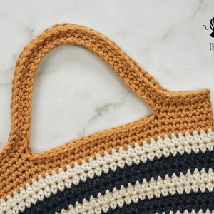 Brecken Bag Crochet Pattern - Easy Crochet Tote Bag Pattern - PDF ...