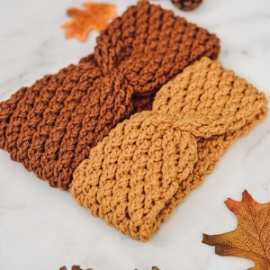 Country Cottage Headband Crochet Pattern Quick & Easy Crochet Headband/ Ear Warmer PDF Digital Download image 2