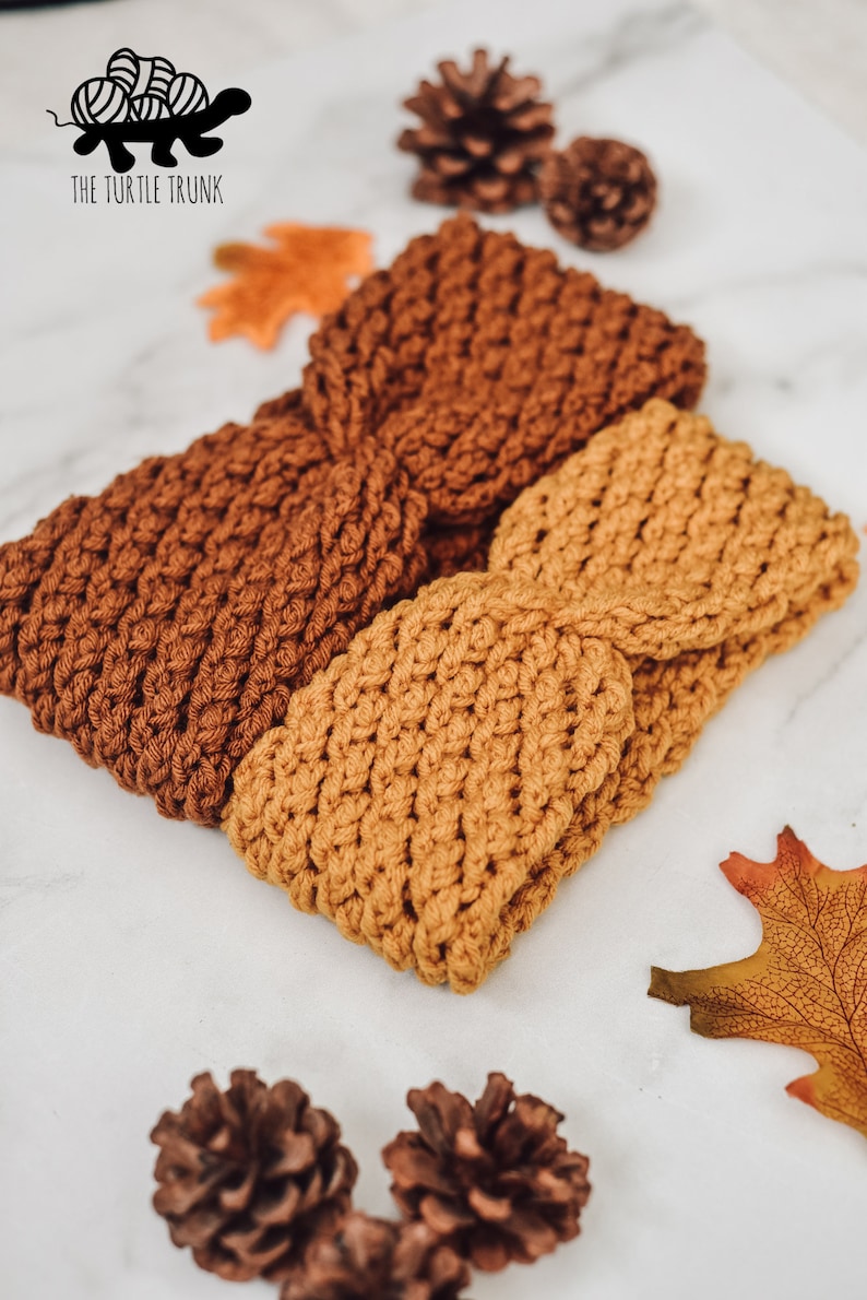 Country Cottage Headband Crochet Pattern Quick & Easy Crochet Headband/ Ear Warmer PDF Digital Download image 2