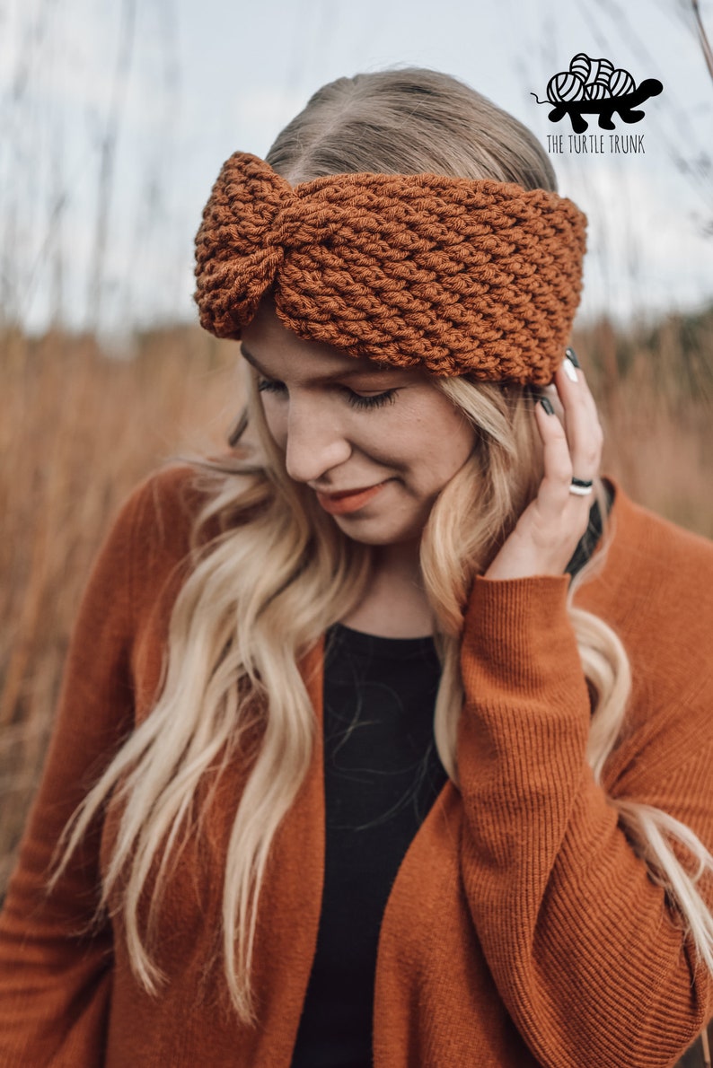 Country Cottage Headband Crochet Pattern Quick & Easy Crochet Headband/ Ear Warmer PDF Digital Download image 6