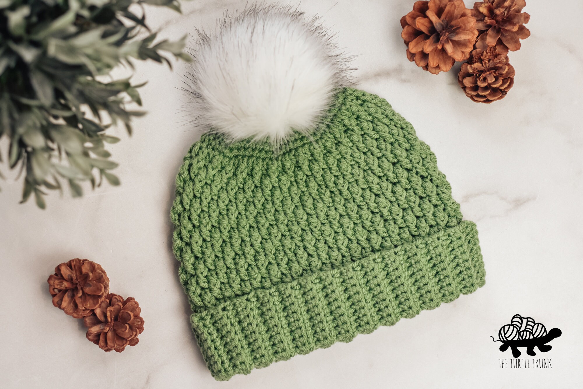 Country Cottage Beanie Crochet Pattern - Easy Crochet Beanie 