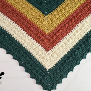 Picot Triangle Scarf Crochet Pattern Crochet Triangle Scarf Pattern PDF Digital Download image 9