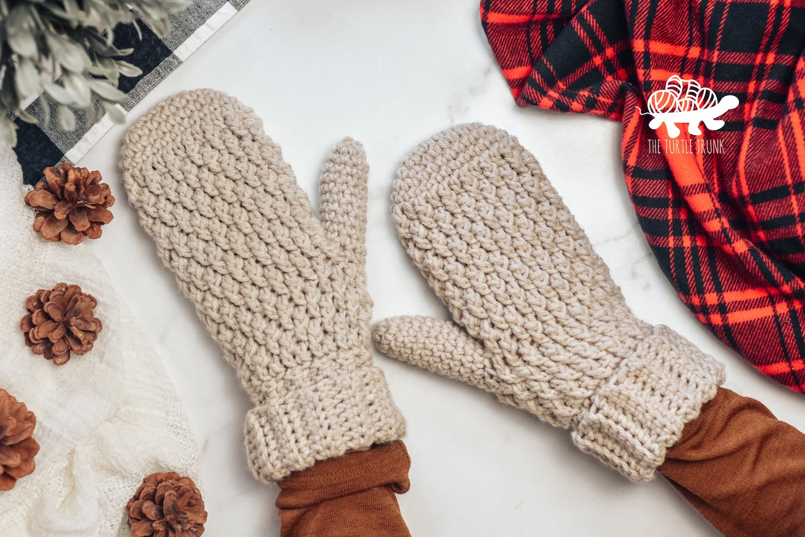 Country Cottage Mittens Crochet Pattern Crochet Mittens - Etsy