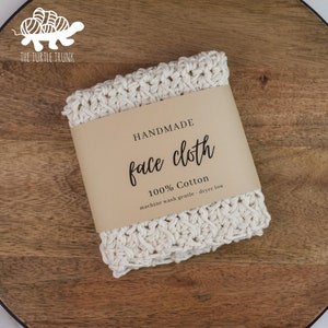 Handmade Bath Set Wrap Labels Face Cloth Label, Wash Cloth Label, Hand Towel Label PDF Digital Download image 5