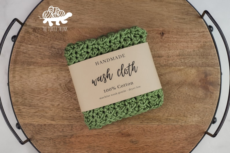 Handmade Bath Set Wrap Labels Face Cloth Label, Wash Cloth Label, Hand Towel Label PDF Digital Download image 4