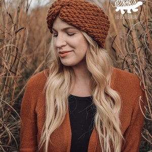 Country Cottage Headband Crochet Pattern Quick & Easy Crochet Headband/ Ear Warmer PDF Digital Download image 5