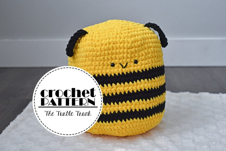 Cuddle Bee Crochet Pattern Crochet Bee Plushie PDF Digital Download image 1