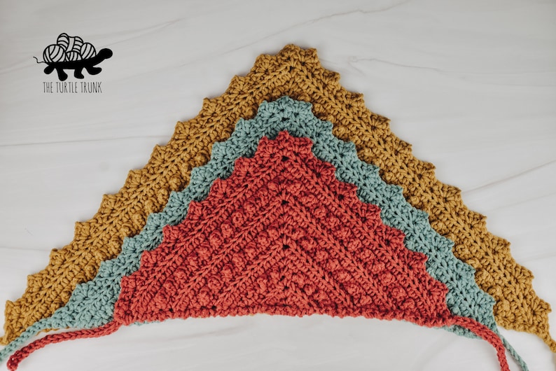 Patrón Bandana Picot a Crochet - Patrón Bandana Fácil a Ganchillo - Descarga Digital PDF imagen 9