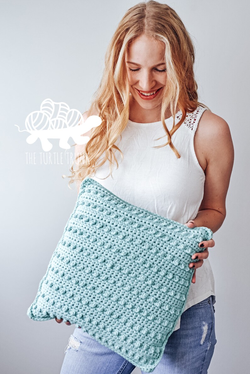 Picot Pillow Crochet Pattern - Crochet Pillow Pattern - Crochet Home Decor - Mother's Day Crochet Pattern image 3