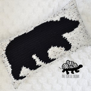 A Beary Comfy Pillow Crochet Pattern Crochet Bear Pillow Pattern PDF Digital Download image 5