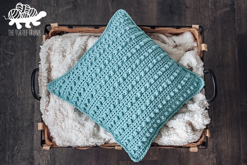 Picot Pillow Crochet Pattern - Crochet Pillow Pattern - Crochet Home Decor - Mother's Day Crochet Pattern image 4