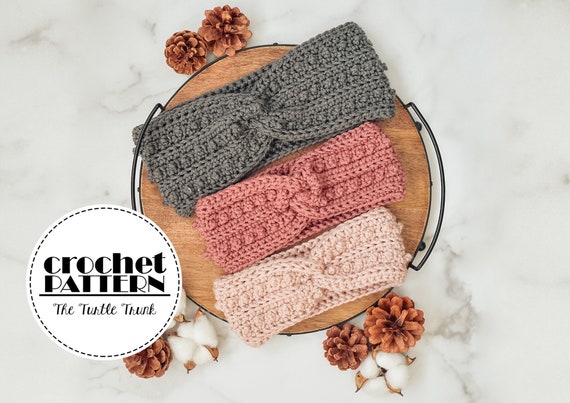 Picot Headband Crochet Pattern - Easy Crochet Headband Pattern
