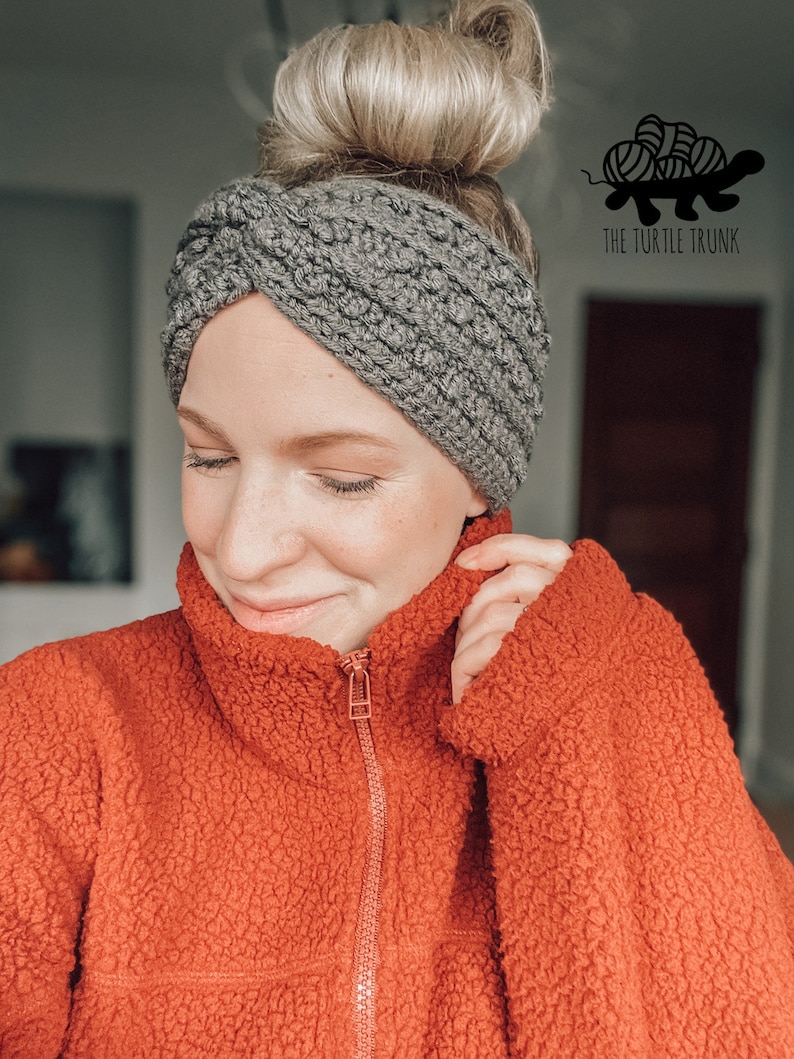 Picot Headband Crochet Pattern - Easy Crochet Headband Pattern - PDF Digital Download image 9