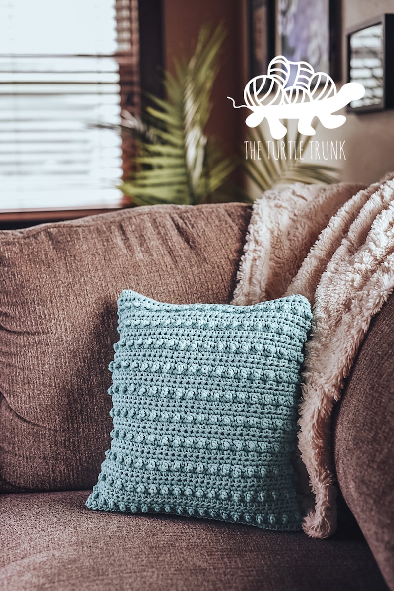 Picot Pillow Crochet Pattern - Crochet Pillow Pattern - Crochet Home Decor - Mother's Day Crochet Pattern image 5