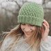 Country Cottage Beanie Crochet Pattern - Easy Crochet Beanie Pattern ...