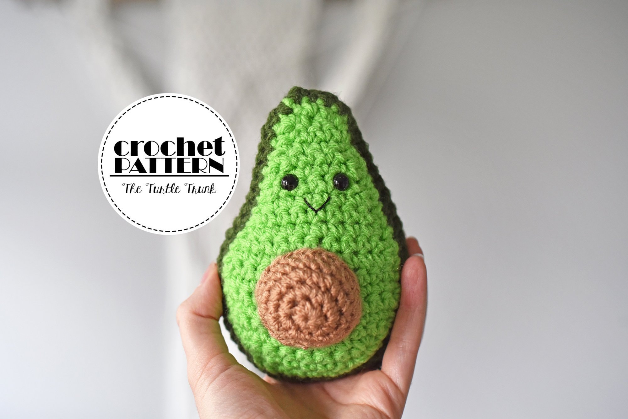 Avocado Toy Crochet avocado Set of Two Avocado Knitted Avocado Room