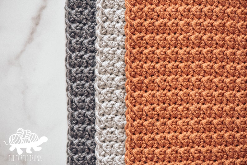 Farmhouse Dish Set Crochet Pattern Crochet Dish / Wash Cloth, Dish Towel, and Hanging Towel Pattern PDF Digital Download image 4
