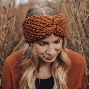 Country Cottage Headband Crochet Pattern Quick & Easy Crochet Headband/ Ear Warmer PDF Digital Download image 7