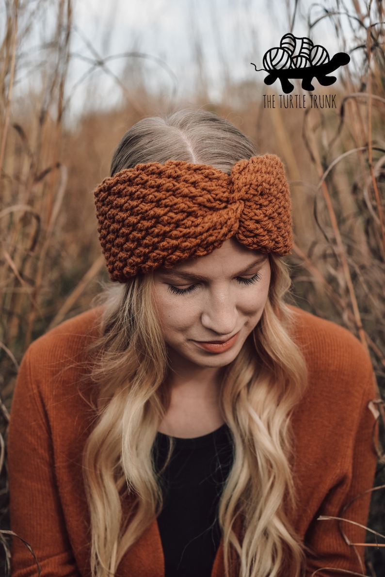 Country Cottage Headband Crochet Pattern Quick & Easy Crochet Headband/ Ear Warmer PDF Digital Download image 7