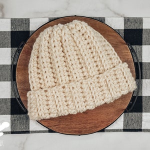Easy Breezy SUPER CHUNKY Beanie Crochet Pattern - Beginner Crochet ...