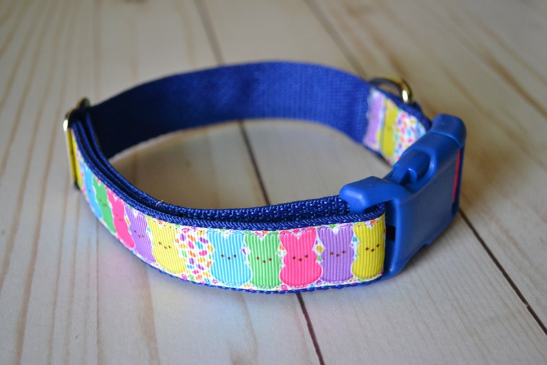 Easter Dog Collar Bunny Collar Girl Dog Collar Buckle Etsy