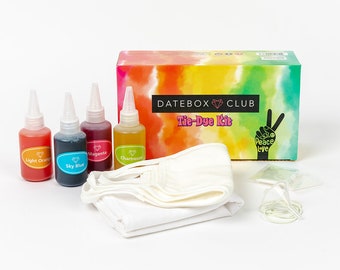 Date Night Tie Dye Kit l Couples Activity Kit l Family DIY l Tie Dye Party l Kids Tie Dye Party l Tie Dye Craft Kit