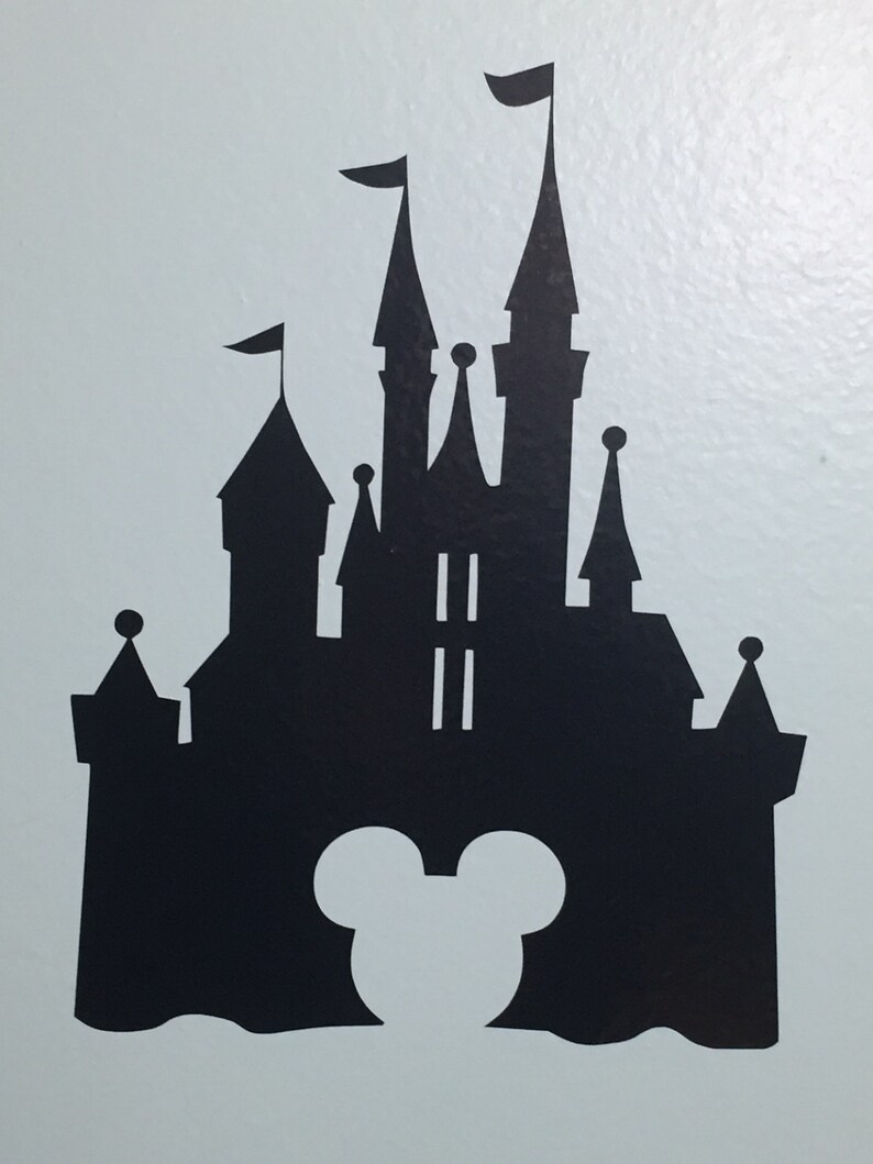 Disney Castle Disney wall decal sticker vinyl decal vinyl Etsy