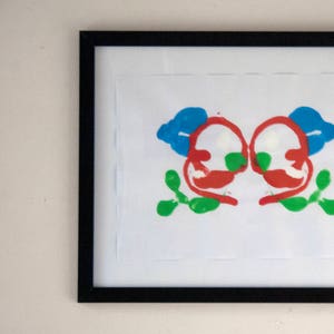 Frog - Re-establishing Life&#39;s Ties, Rorschach Inkblots Spirit Animal Acrylic Painting