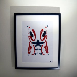 Klipspringer - Spiritual order, Rorschach Inkblots Spirit Animal Acrylic Painting
