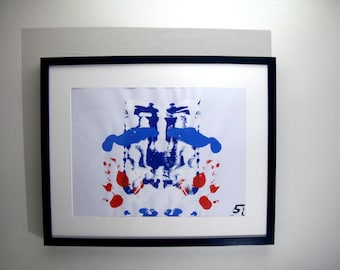 Gepard - Keenness, Rorschach Inkblots Spirit Animal Acrylgemälde