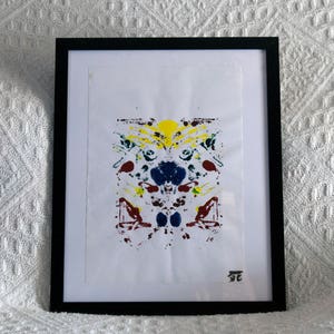 Cheetah - Fluidity, Rorschach Inkblots Spirit Animal acrylschilderij