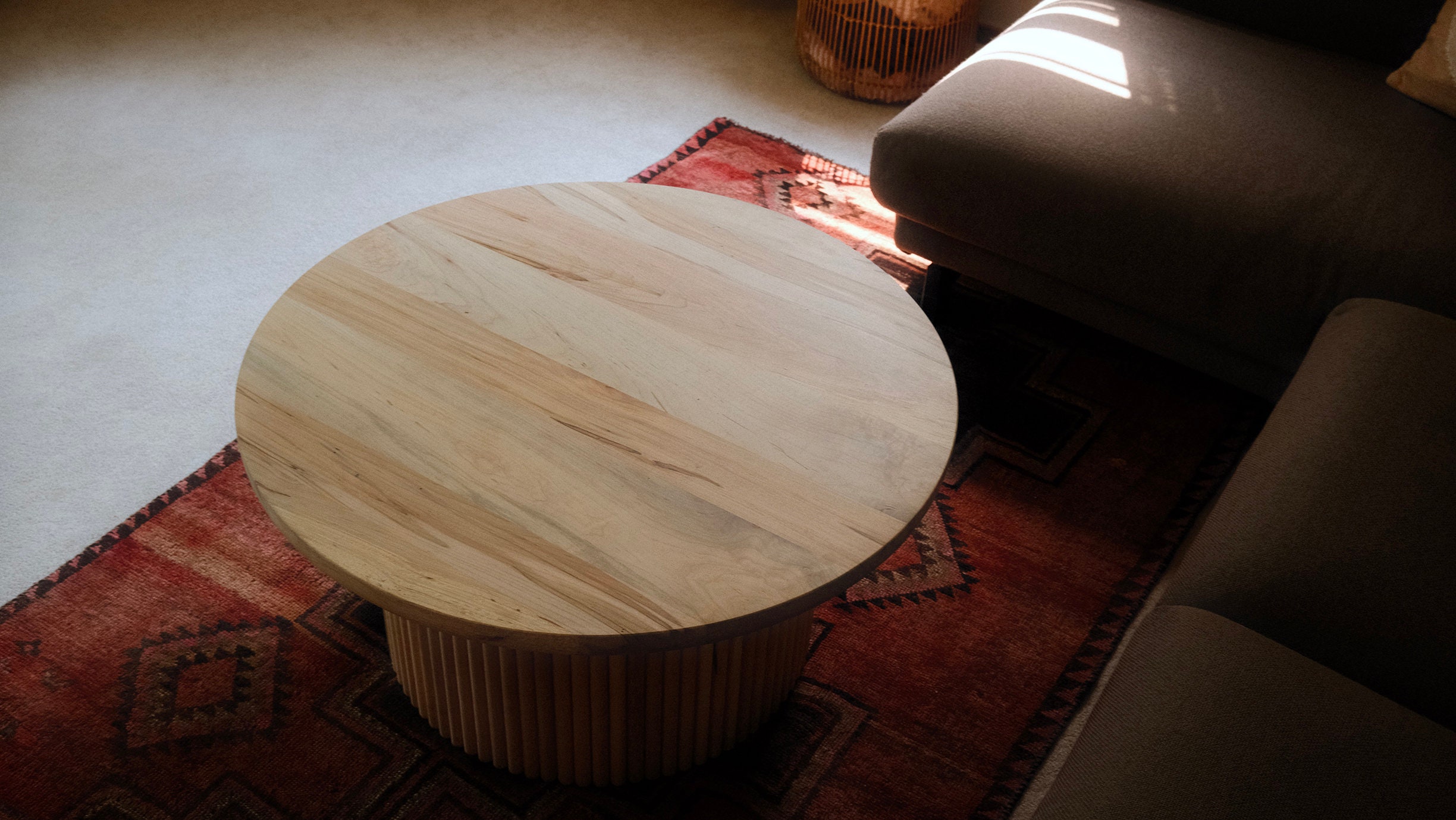 Modern Round Coffee Table - Etsy