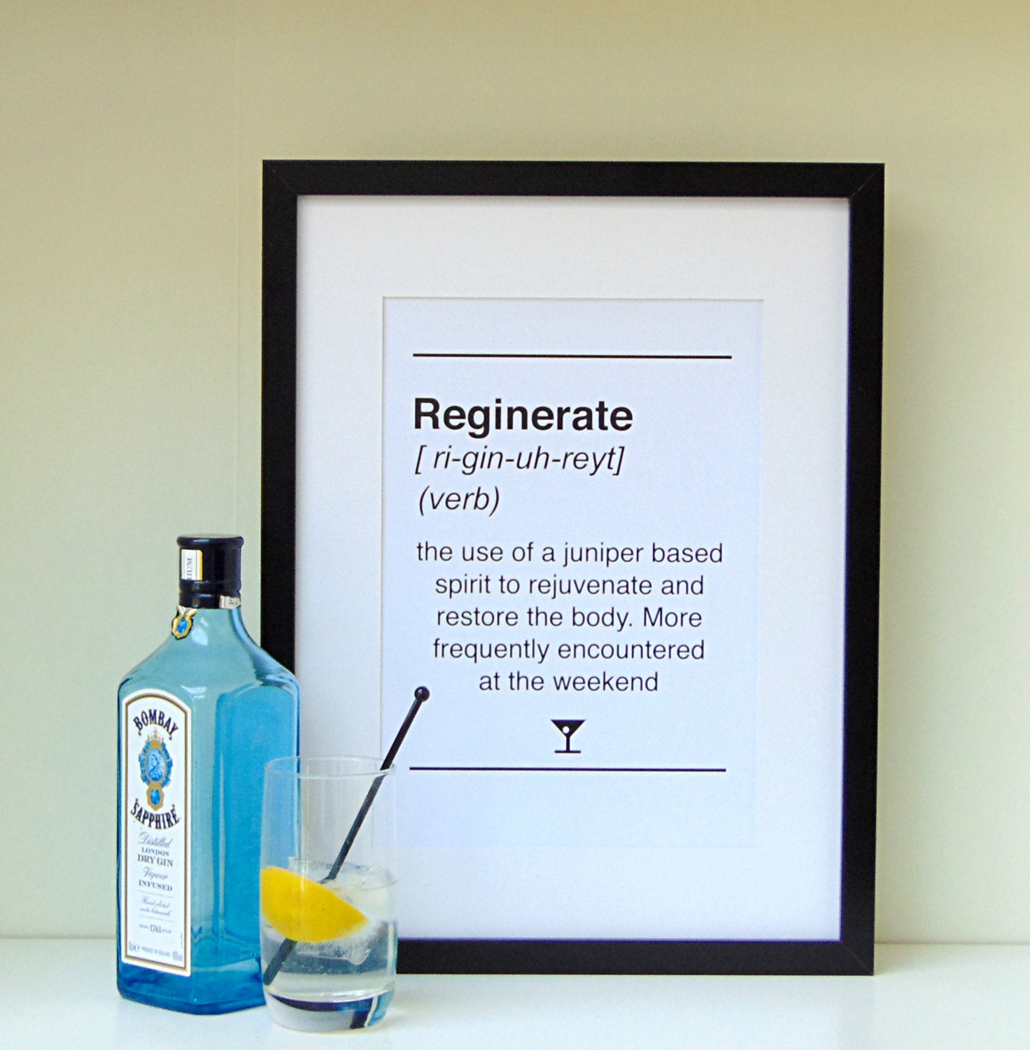 Dictionary Style Gin Print Gin Picture Gin Print Gin Gift Etsy