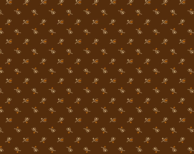 R220313 Brown / Marcus Fabrics / Paula's Companions / Fabric / Quilting Fabric / Fabric / Paula Barnes