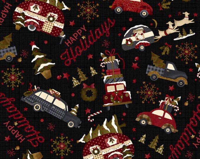 2283 99 / Henry Glass /Buttermilk Winter / Stacy West / Holiday Print / Fabric / Quilting