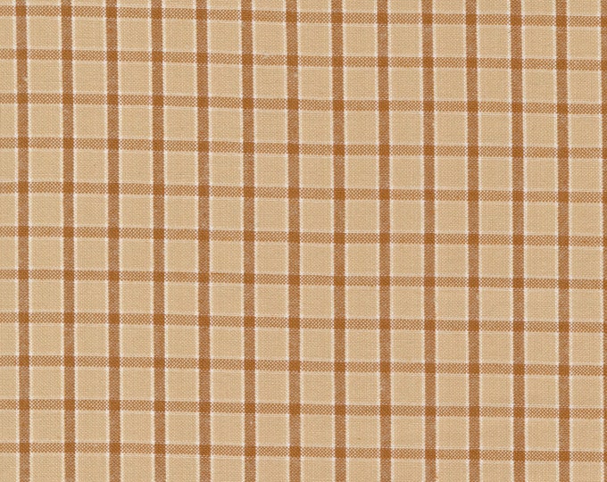 Homespun Fabric / 9660 13 / Kansas Troubles Quilters / Homemade  Homespuns / Tan / Moda  / Wovens / Fabric / Quilting Fabric