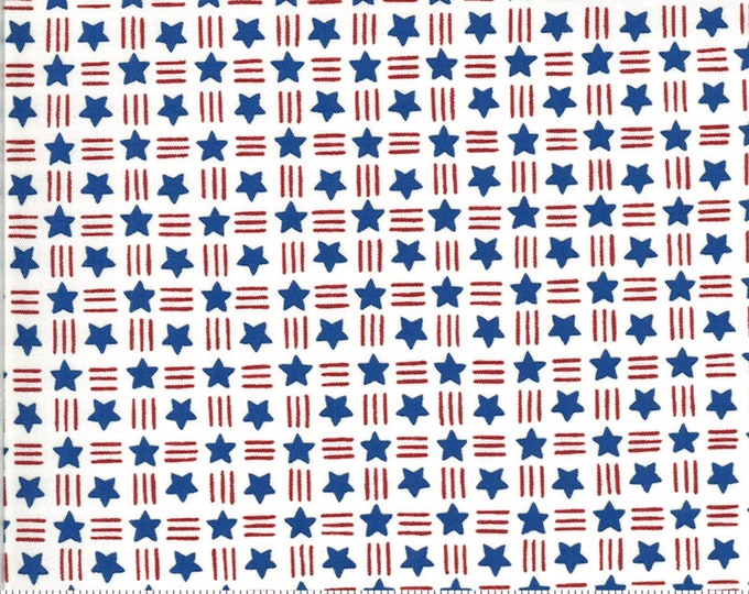 19987 12 / America Beautiful / Patriotic / Moda / Fabric / Quilting Fabric