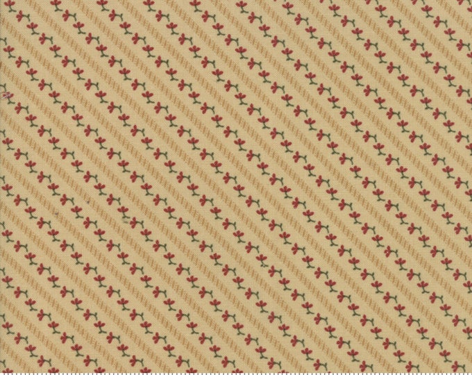 9565 11 / Moda / Kansas Troubles / Fresh Cut Flowers / Fabric / Quilting Fabric / Tan