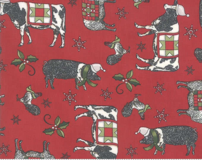 19941 13 / Homegrown Holiday / Moda / Holiday Fabric / Fabric / Quilting Fabric