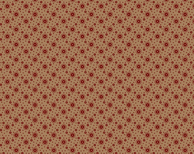 Repo Reds /  R3118  DK Tan  / Sheryl Johnson / Marcus / Marcus Fabric / Quilting Fabric / Fabric