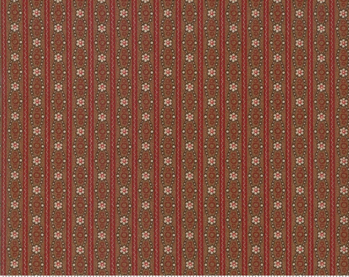 38065 14  / Moda / Hickory Road / Jo Morton / Fabric / Quilting Fabric / Medium Brown