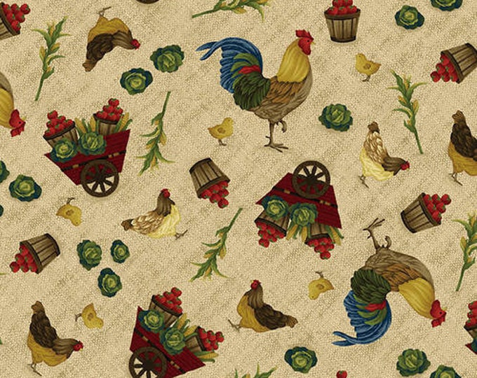 2560 33 / Henry Glass / Jan Mott / Farm To Market / Fabric / Quilting