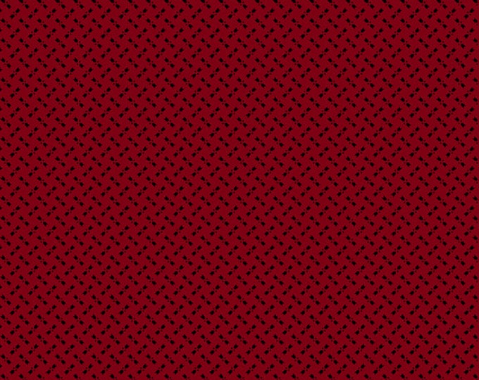 R220306 Red / Marcus Fabrics / Paula's Companions / Fabric / Quilting Fabric / Fabric / Paula Barnes